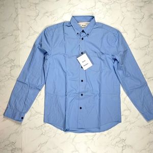 🔥60% OFF🔥 [SALE] Acne Studios Blue Cotton Poplin Shirt